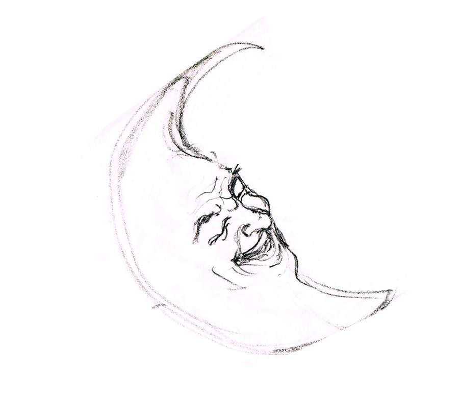 Moon Sketch 2
